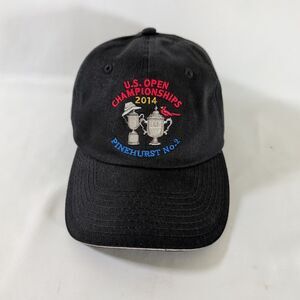 2014 U.S. Open Championships Pinehurst No. 2 Golf Hat Black Adjustable Cap